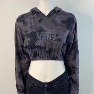 VANS long sleeve crop top